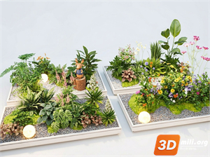 Mini Garden Skp Files 